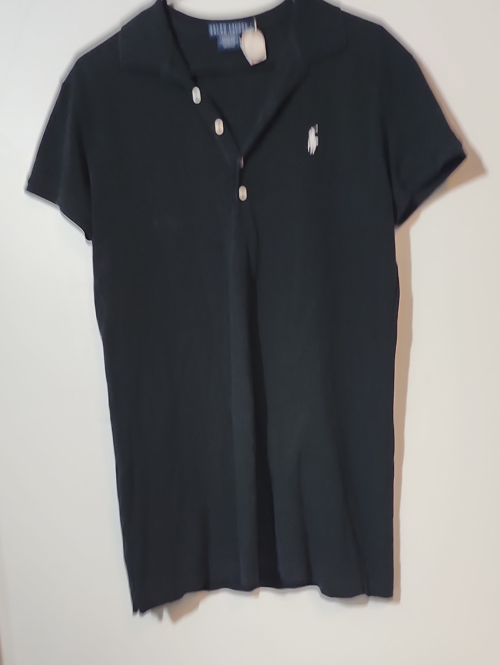 Ralph Lauren Black Short-Sleeve Polo Top